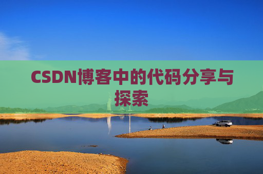 CSDN博客中的代码分享与探索
