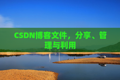 CSDN博客文件，分享、管理与利用